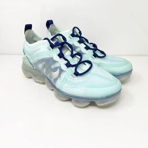 Nike Womens Air VaporMax 2019 Blue Running Shoes Sneakers Size 8